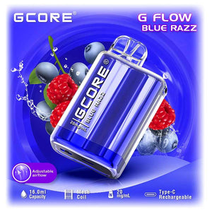 Gcore G-Flow 7500 Jetable - Bleu Razz