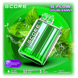 Gcore G-Flow 7500 Jetable - Double Menthe