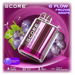Gcore G-Flow 7500 Disposable - Frozen Grape