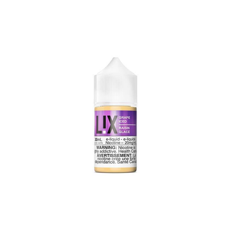 Grape Iced by L!X Salts Juice - Bay Vape Canada