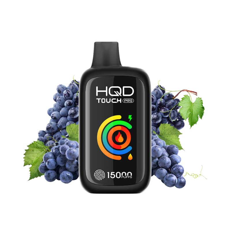 HQD Touch Pro 15k Disposable - Grapes - Bay Vape Canada