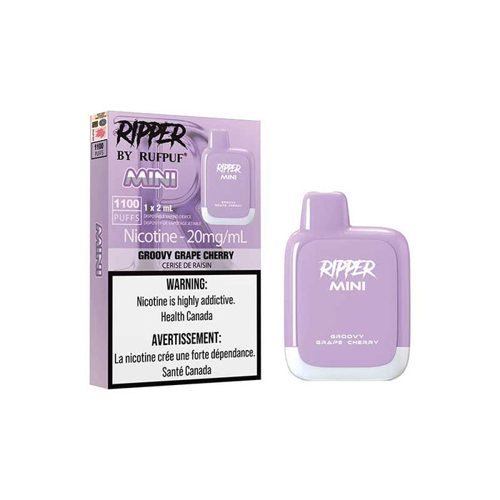 Ripper by RUFPUF Mini 1100 Disposable - Groovy Grape Cherry