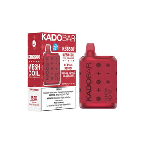 Vape jetable KadoBar 6500 - Glace rouge classique