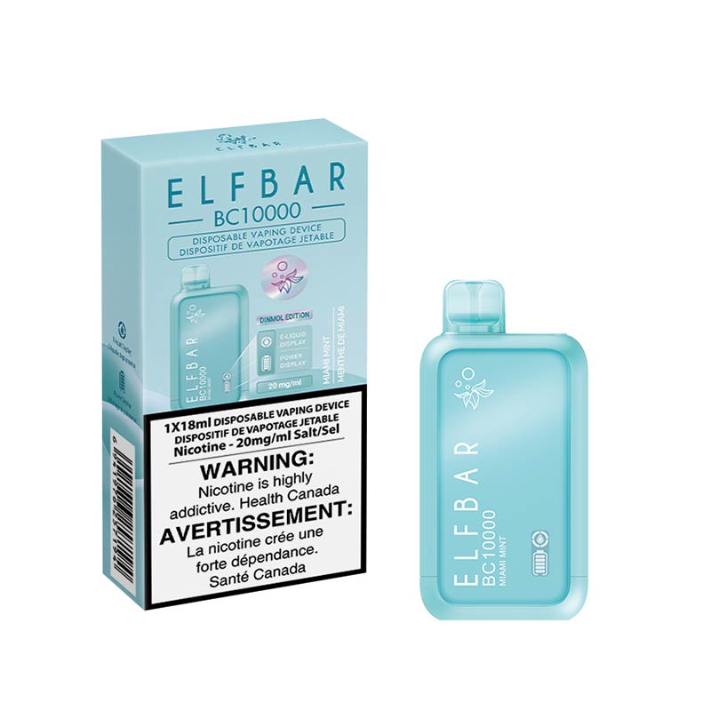 ELF Bar BC10000 Disposable Vape - Miami Mint - Bay Vape Canada