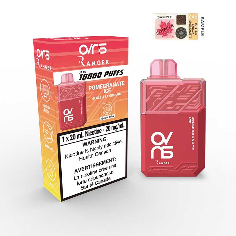 OVNS Ranger Mesh20 10000 Puffs Disposable - Pomegranate Ice