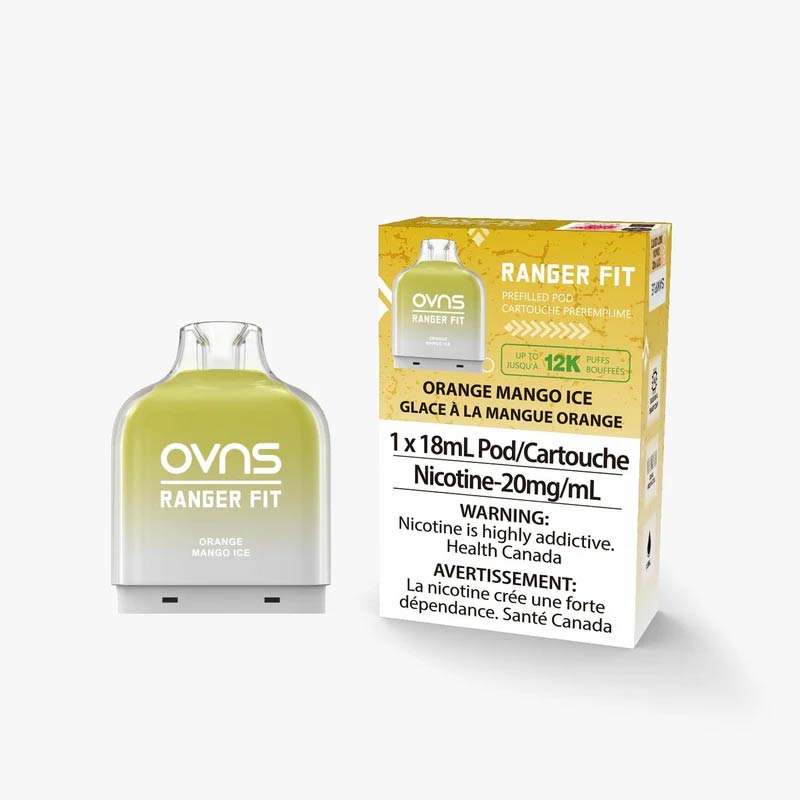 OVNS Ranger Fit 40K Pod - Orange Mango Ice - Bay Vape Canada