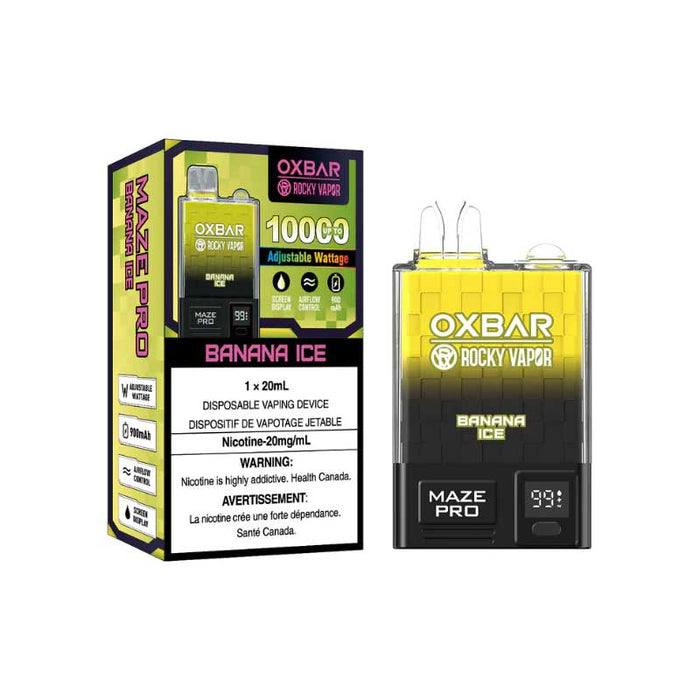 OXBAR Maze Pro 10000 - Glace à la Banane