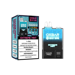 OXBAR Maze Pro 10000 - Menthe extrême