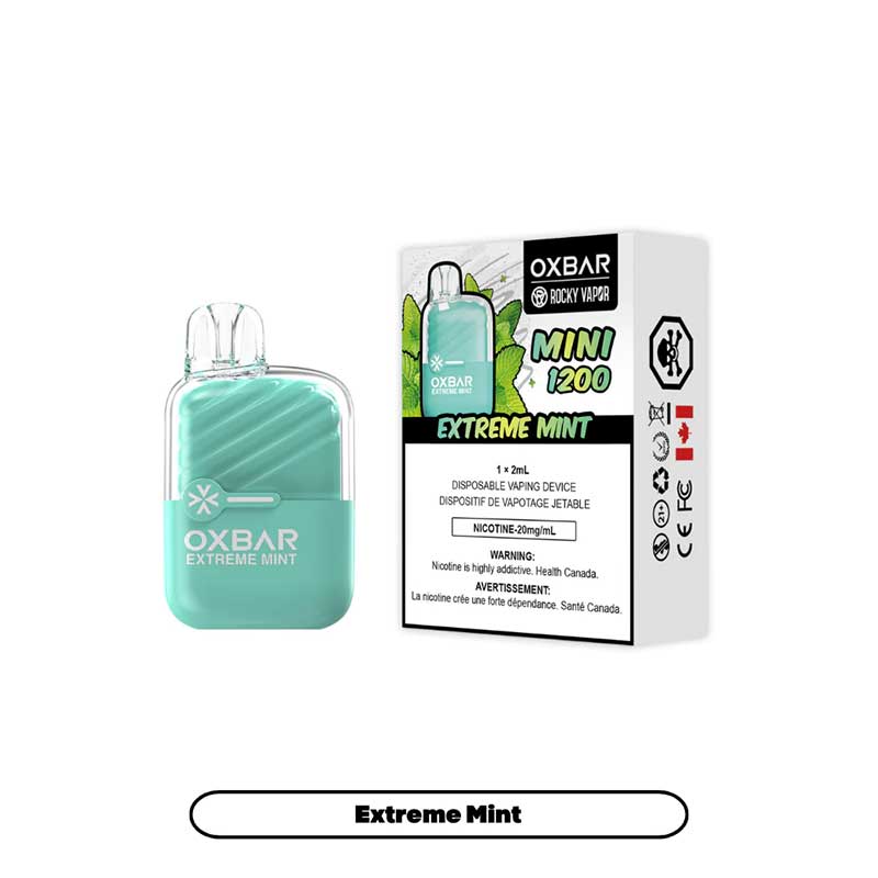 OXBAR Mini 1200 Disposable - Extreme Mint