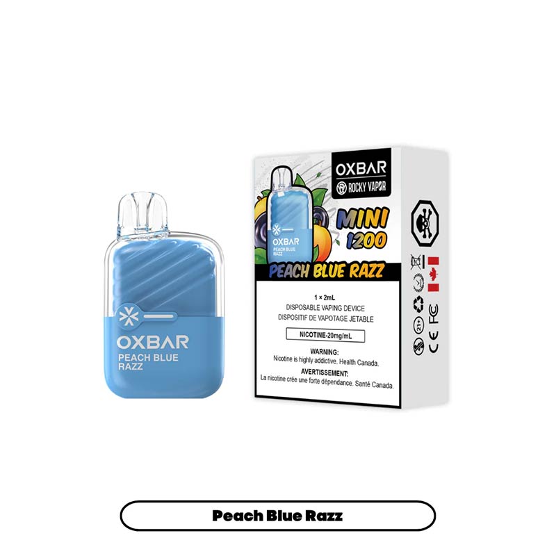 OXBAR Mini 1200 Jetable - Peach Blue Razz