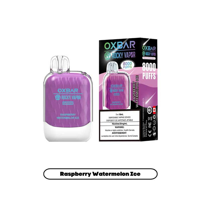 OXBAR G8000 Disposable - Raspberry Watermelon Ice