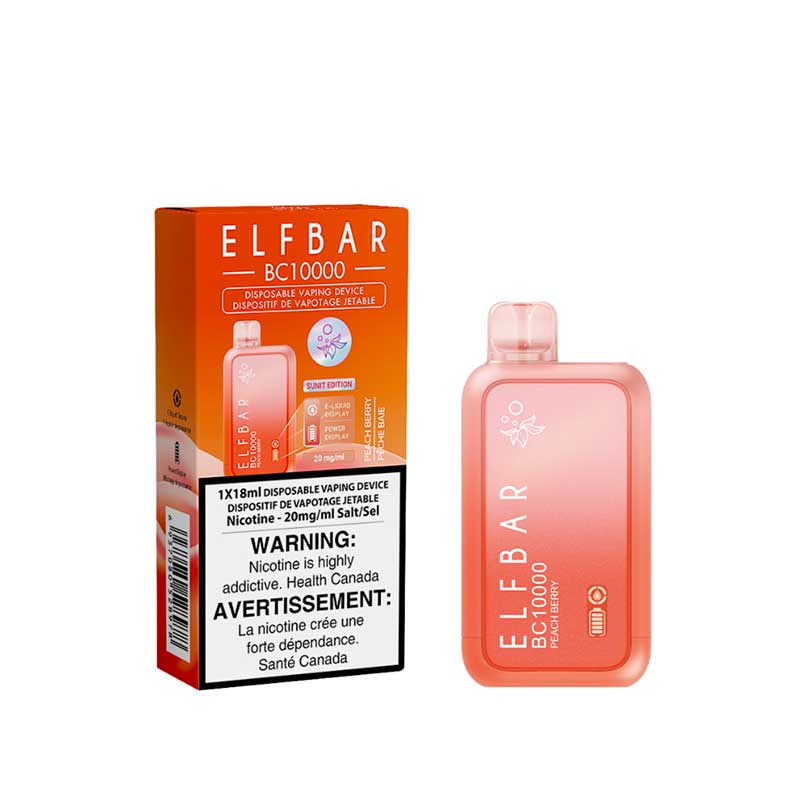 ELF Bar BC10000 Disposable Vape - Peach Berry - Bay Vape Canada
