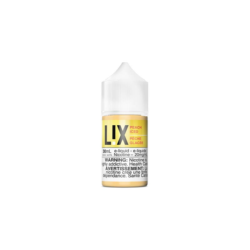 Peach Iced by L!X Salts Juice - Bay Vape Canada