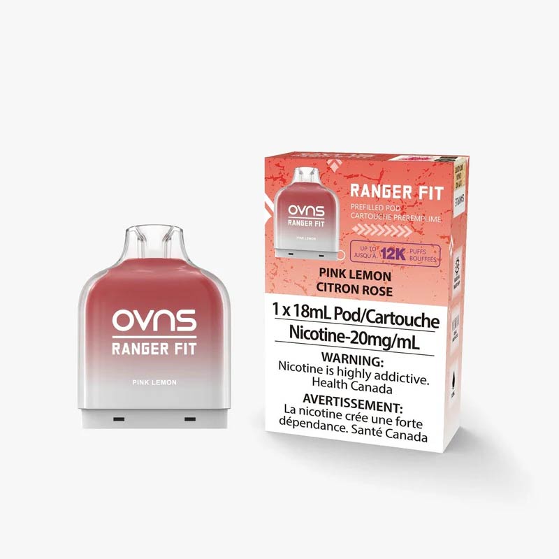 OVNS Ranger Fit 40K Pod - Pink Lemon - Bay Vape Canada