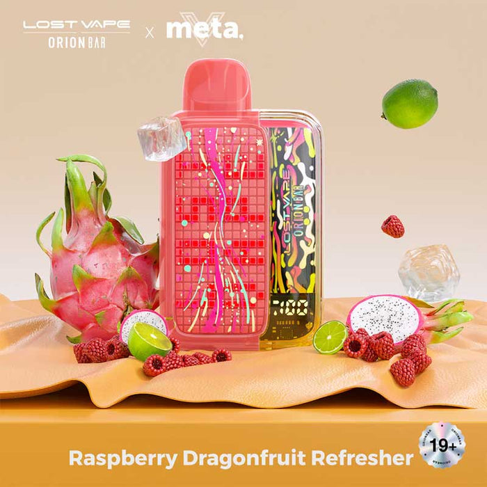Lost Vape Orion Bar 10K Disposable - Raspberry Dragonfruit Resresher