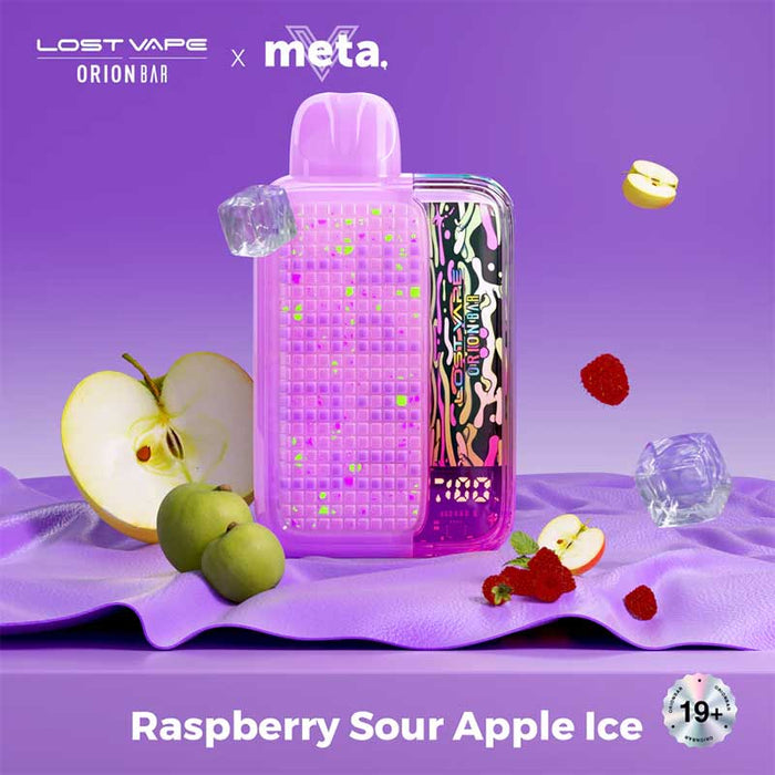 Lost Vape Orion Bar 10K Disposable - Raspberry Sour Apple Ice