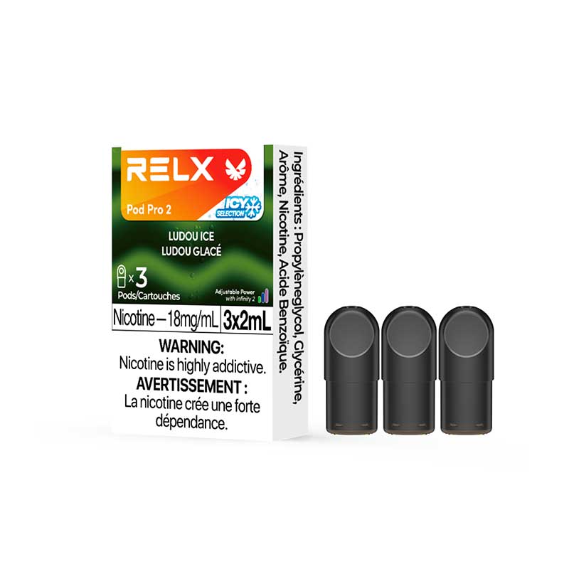 RELX Pod Pro 2 - Ludou Ice (3 Pack) - Bay Vape Canada