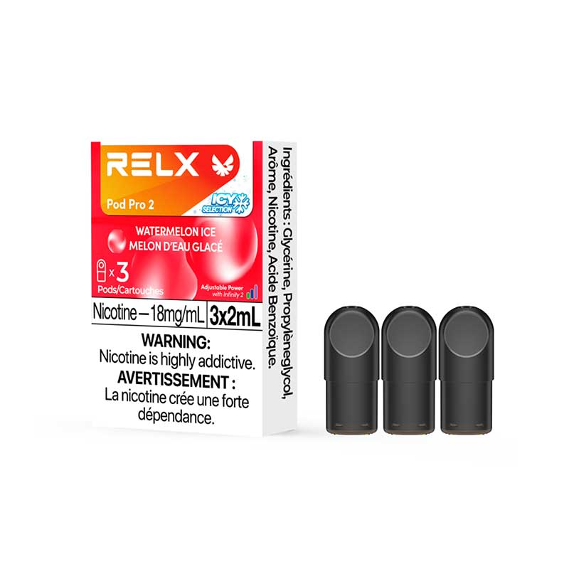 RELX Pod Pro 2 - Watermelon Ice (3 Pack) - Bay Vape Canada