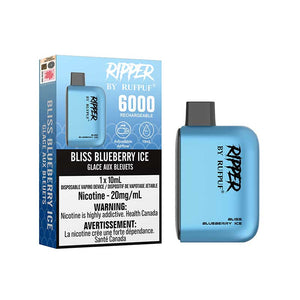 Ripper by RUFPUF 6000 Disposable - Bliss Blueberry Ice