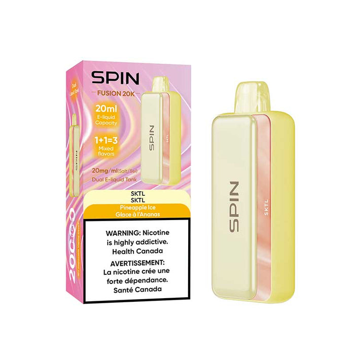 Spin Fusion 20K Disposable - SKTL and Pineapple Ice