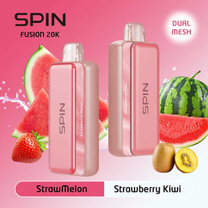 Spin Fusion 20K Disposable - StrawMelon and Strawberry Kiwi