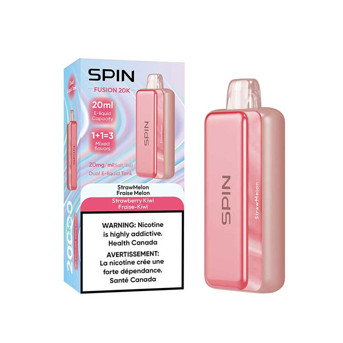 Spin Fusion 20K Disposable - StrawMelon and Strawberry Kiwi