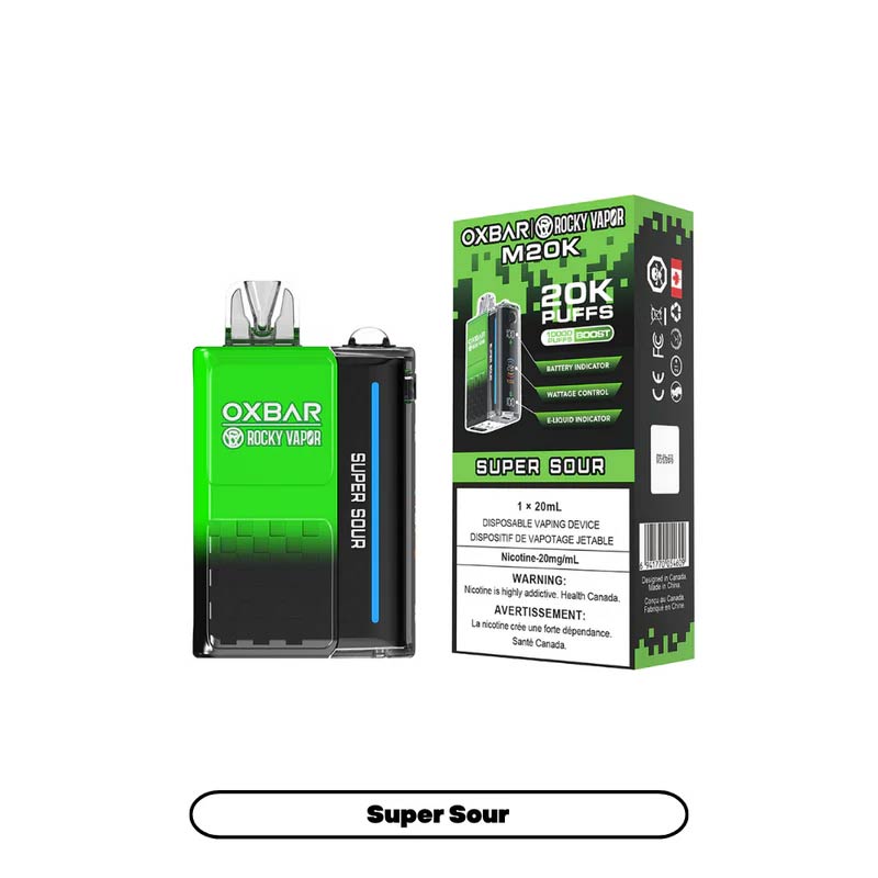 OXBAR M20K Disposable - Super Sour - Bay Vape Canada