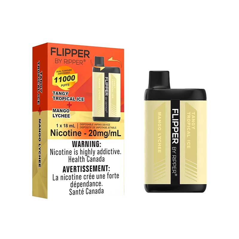 Flipper by Ripper 11000 - Glace tropicale acidulée et litchi à la mangue