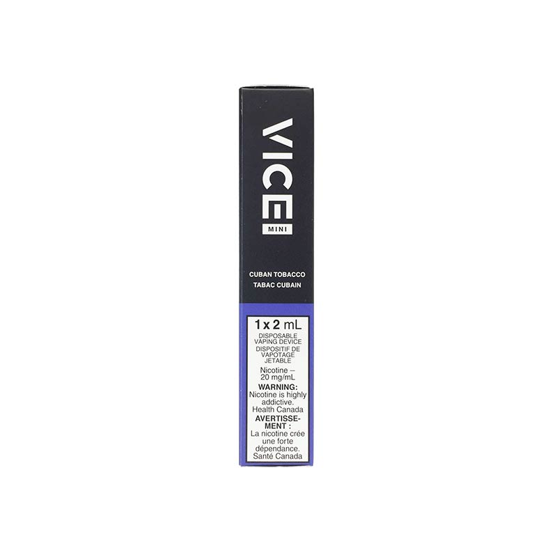 VICE Mini Disposable - Cuban Tobacco (QC) - Bay Vape
