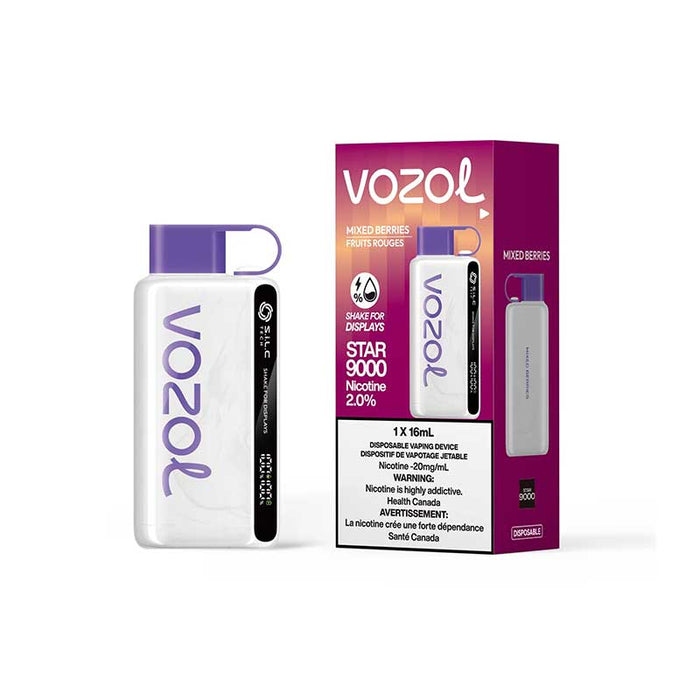 VOZOL Star 9000 Disposable - Mixed Berries