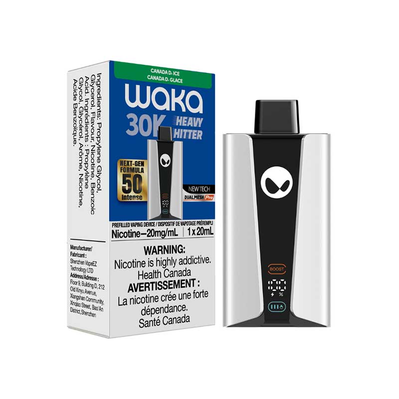 WAKA Heavy Hitter 30K Disposable - Canada D Ice (FED) - Bay Vape Canada
