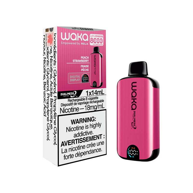 WAKA SoPro DM8000i Disposable - Peach Strawberry