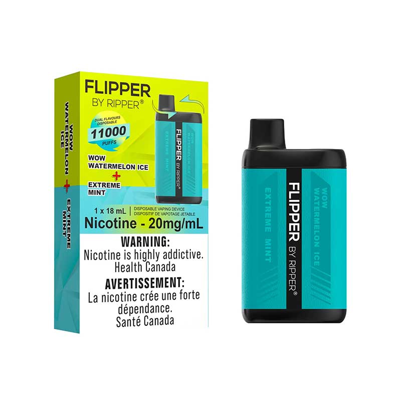Flipper by Ripper 11000 - Wow Watermelon Ice & Extreme Mint