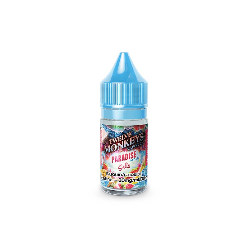 Paradise Iced by Twelve Monkeys Ice Age Salt Juice - Bay Vape Canada