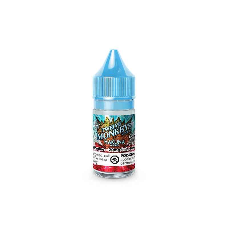 Hakuna Iced Salts by Twelve Monkeys Ice Age Juice - Bay Vape Canada