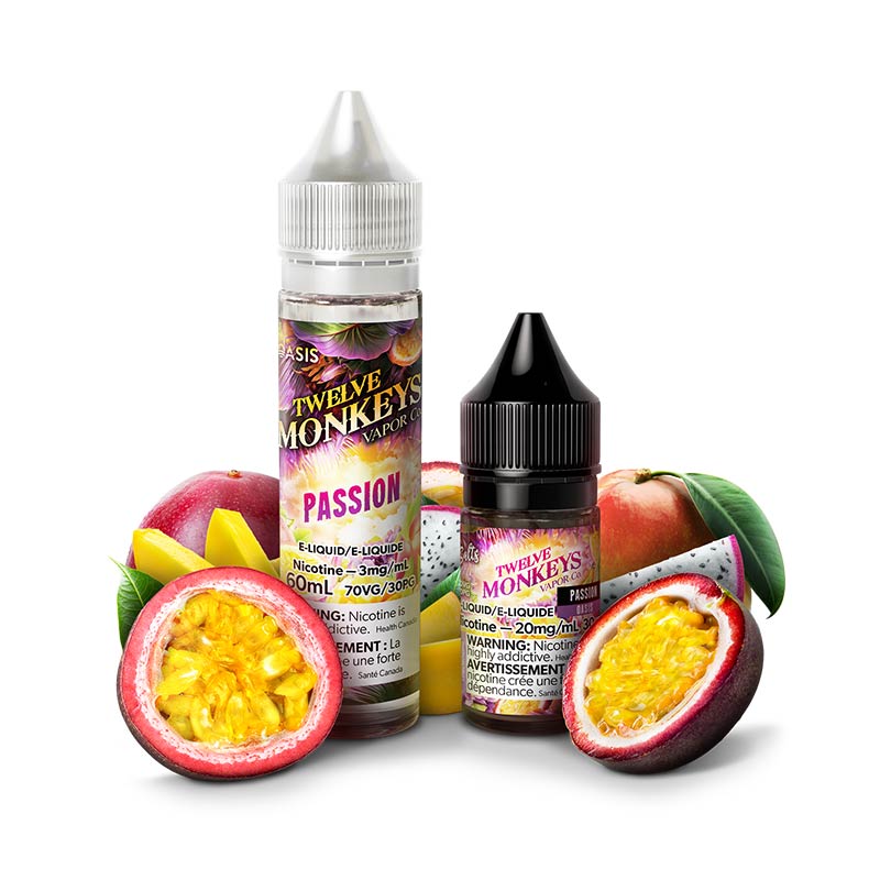 Passion Nic Salts by Twelve Monkeys E-Juice - Bay Vape Canada
