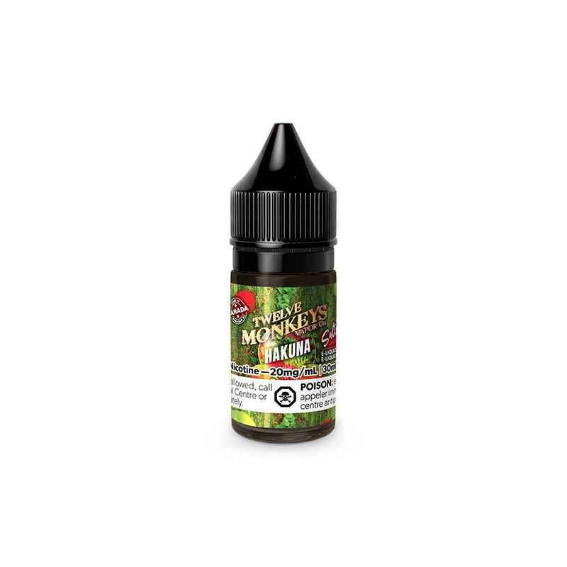 Hakuna Nic Salts by Twelve Monkeys E-Juice - Bay Vape Canada