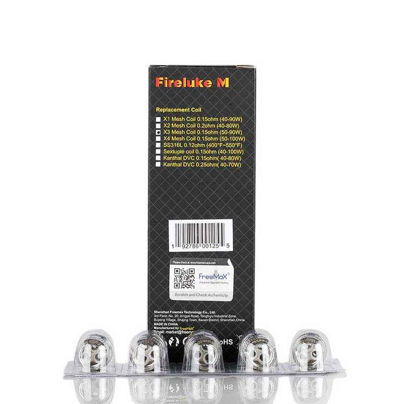 FreeMax FireLuke Mesh Replacement Coils (5 Pack) - Bay Vape Canada