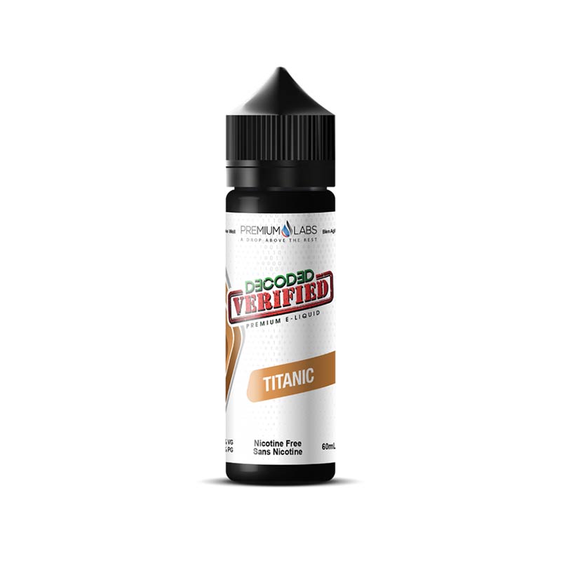 Titanic By Decoded Verified E-Liquid - Bay Vape Canada