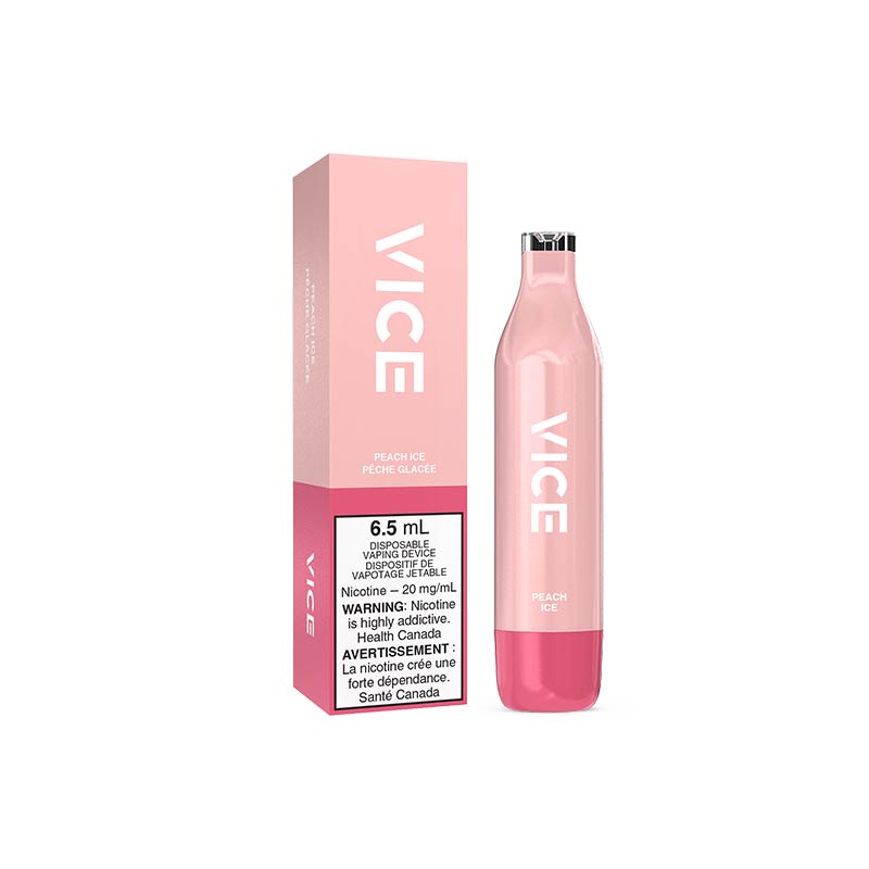 VICE 2500 Puffs Disposable - Peach Ice - Bay Vape Canada