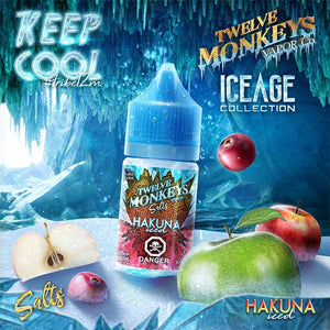 Hakuna Iced Salts by Twelve Monkeys Ice Age Nic Salt Juice - Bay Vape