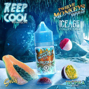 Tropika Iced Salts by Twelve Monkeys Ice Age Nic Salt Juice - Bay Vape