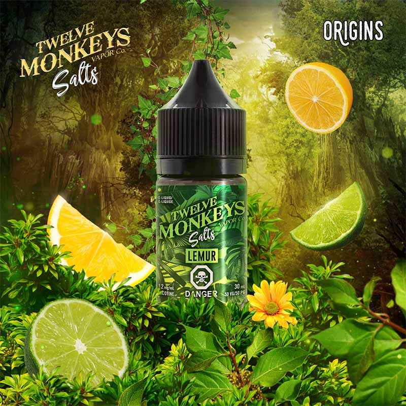 Lemur Nic Salts by Twelve Monkeys E-Juice - Bay Vape Canada