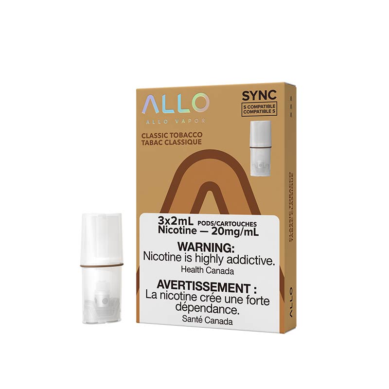 ALLO Sync Pod Pack - Classic Tobacco - Bay Vape Canada
