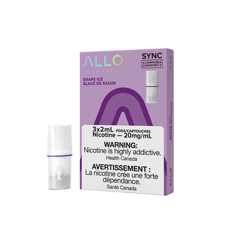 ALLO Sync Pod Pack - Grape Ice - Bay Vape Canada