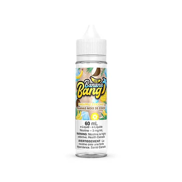 Pineapple Coconut by Banana Bang Ice E-Liquid - Bay Vape Canada