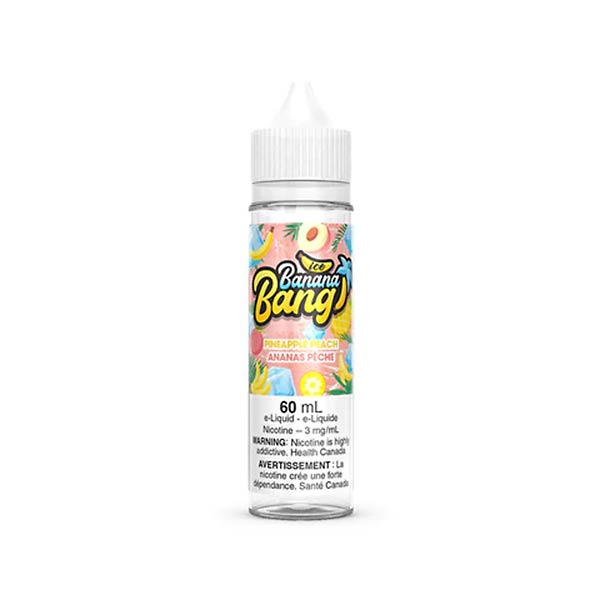Pineapple Peach by Banana Bang Ice E-Liquid - Bay Vape Canada
