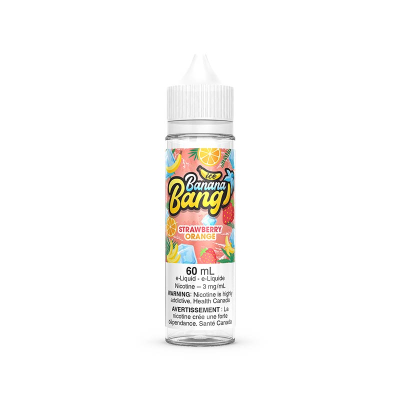 Strawberry Orange by Banana Bang Ice E-Liquid - Bay Vape Canada