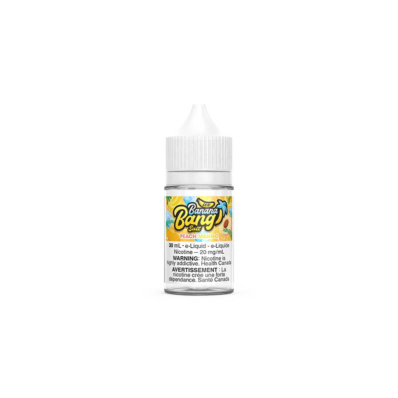 Peach Mango by Banana Bang Ice Salt Juice - Bay Vape Canada