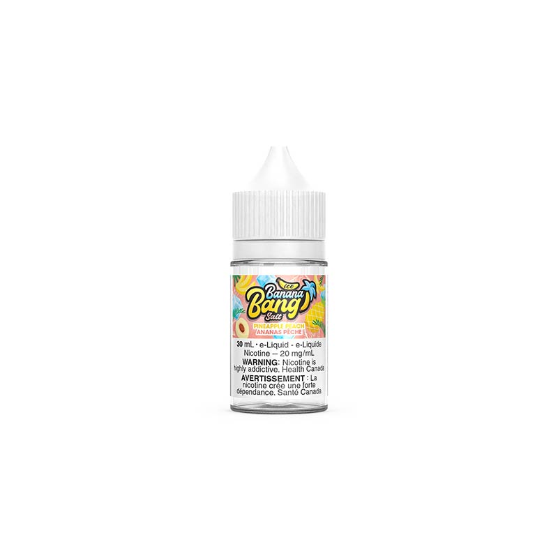 Pineapple Peach by Banana Bang Ice Salt Juice - Bay Vape Canada